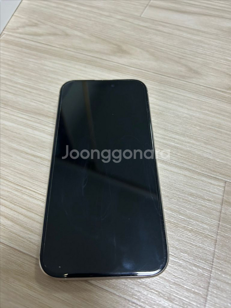 아이폰15프로 256기가 화이트티타늄 자급제--6