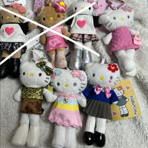 산리오 헬로키티 롱다리 키티 키링