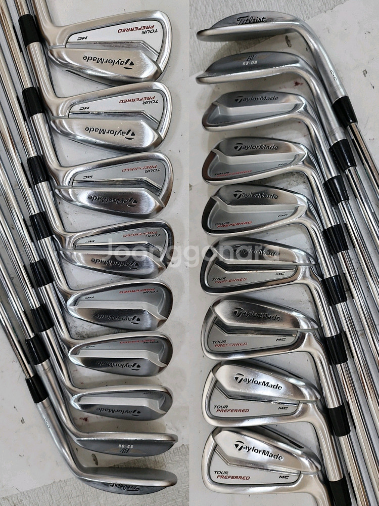 40만 테일러메이드 경량스틸 아이언 등 남성용 중고골프채 풀세트--4