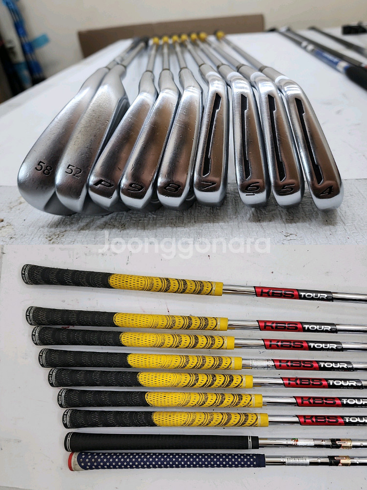 40만 테일러메이드 경량스틸 아이언 등 남성용 중고골프채 풀세트--2