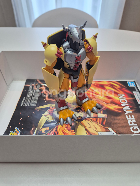 오메가몬 워그레이몬 메탈가루몬 피규어--4