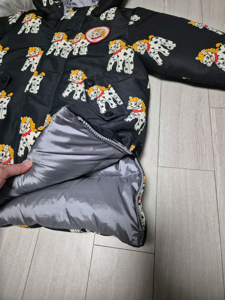 베베드피노 그레이스 롱 구스다운 패딩--2