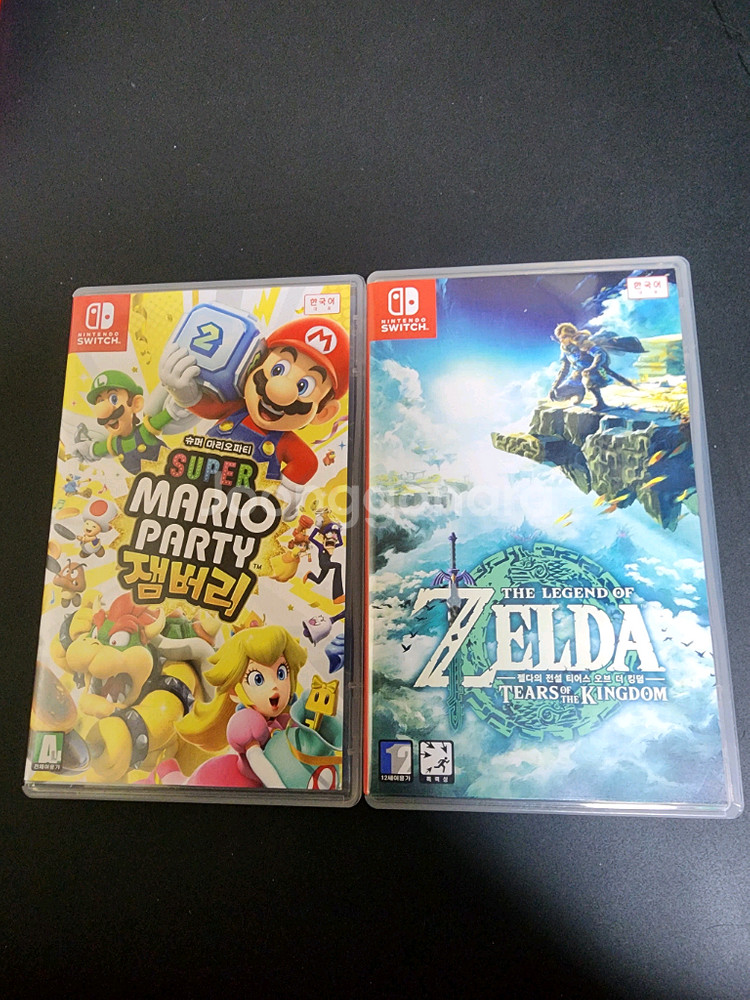 닌텐도스위치 마리오파티 잼버리&젤다의전설 왕국의 눈물--0