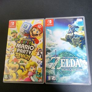 닌텐도스위치 마리오파티 잼버리&젤다의전설 왕국의 눈물