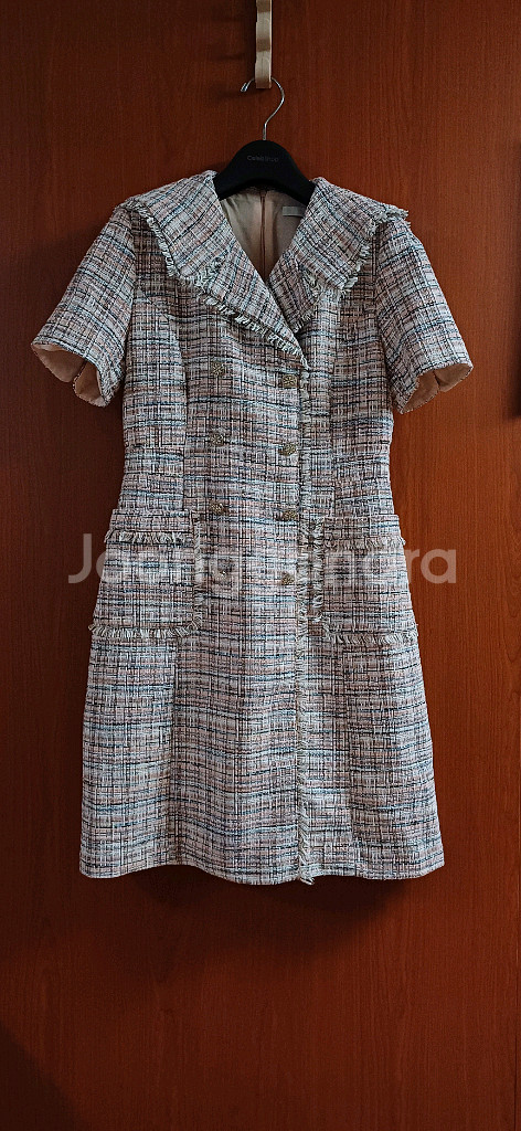 트위드 원피스--0