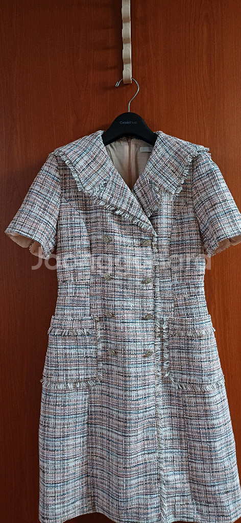 트위드 원피스--2