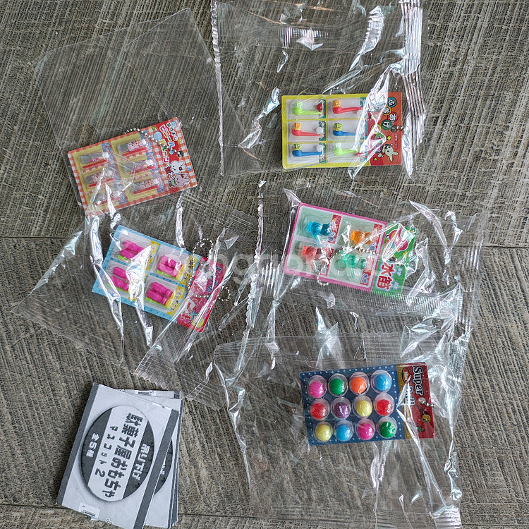 막과자 가게 장난감 마스코트 2탄 3탄 가챠 미니어처--3