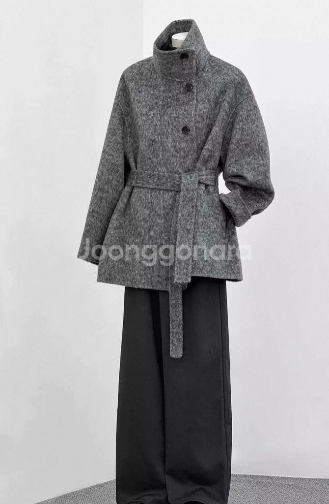 100%울코트 새상품 프리사이즈--6