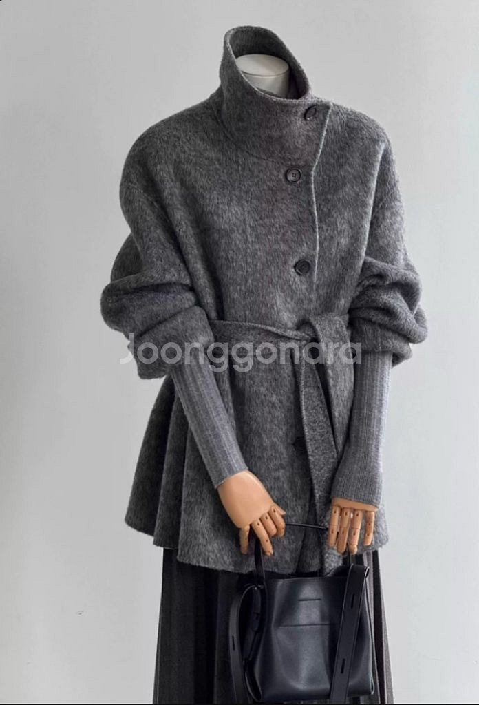 100%울코트 새상품 프리사이즈--8