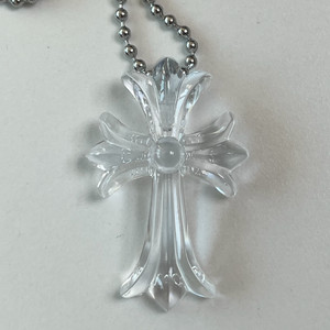 크롬하츠 실리콘 투명 실리크롬 목걸이 팬던트