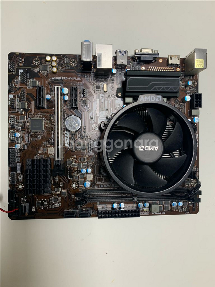 고장 메인보드+정상 cpu(+기본쿨러)--0