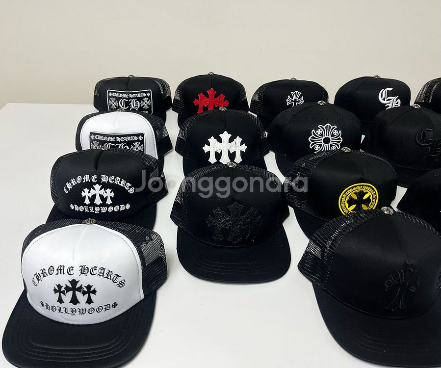 크롬하츠 모자 볼캡 매쉬캡 트러커--3
