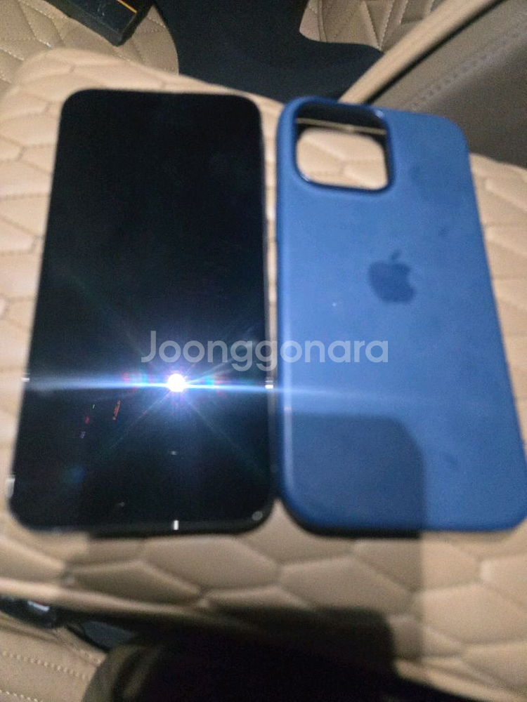 새상품급)아이폰15 프로맥스 1TB 내츄럴티타늄 판매. 싸이클 0--1