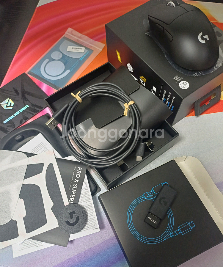 로지텍 gpro superlight2c 지슈라2c 블랙--0