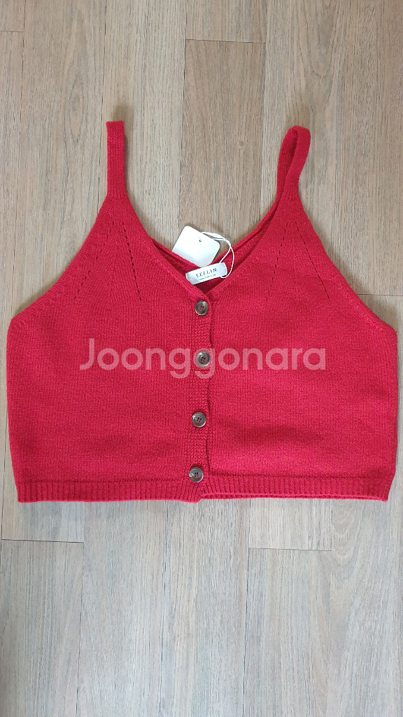 레드니트 뷔스티에--0