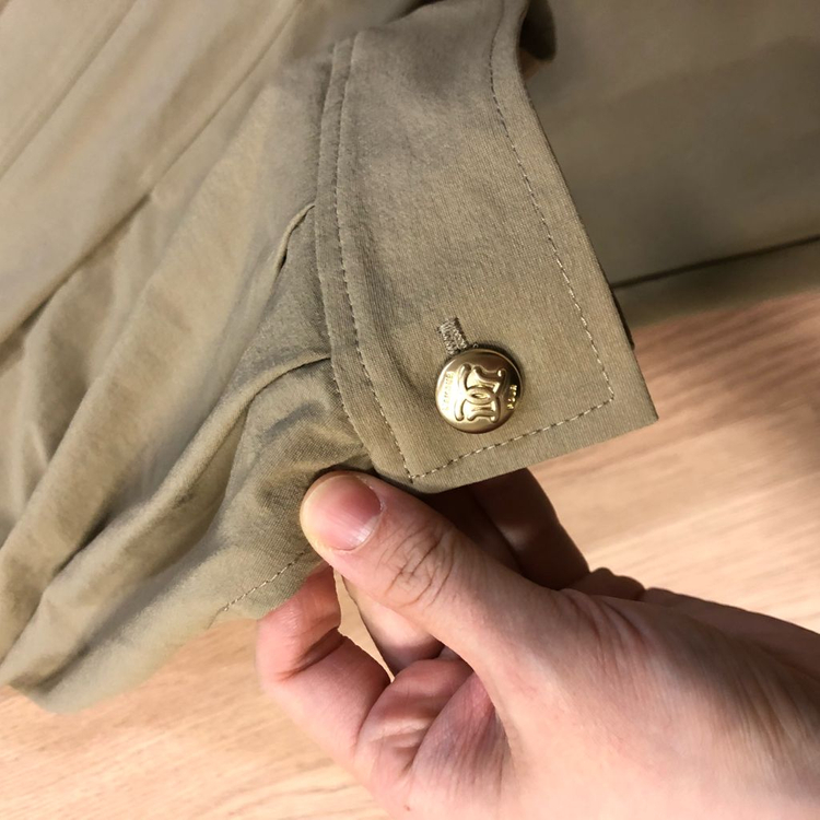 더아이잗 햅번 트렌치 셔츠 바스락 롱 원피스 자켓 코트 이미지