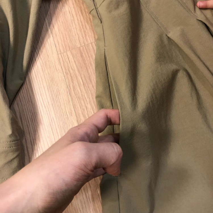 더아이잗 햅번 트렌치 셔츠 바스락 롱 원피스 자켓 코트 이미지