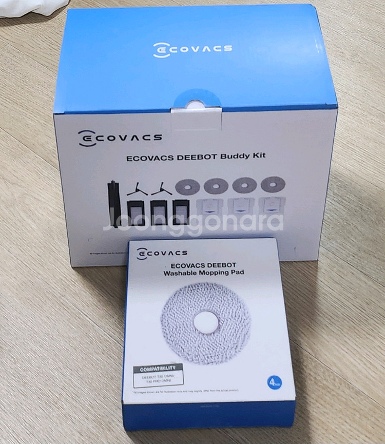 에코백스 디봇 X2 전용 악세서리 풀세트 + 물걸레4개--0