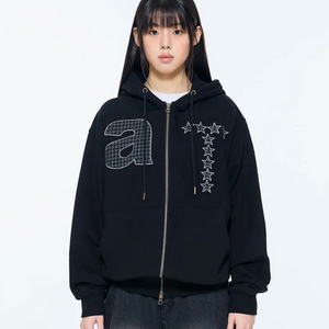 더콜디스트모먼트 TCM 후드 집업 블랙 M사이즈