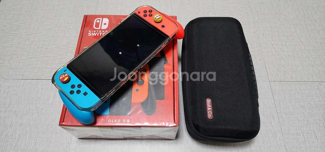 닌텐도 스위치 OLED 본체 + 케이스--0