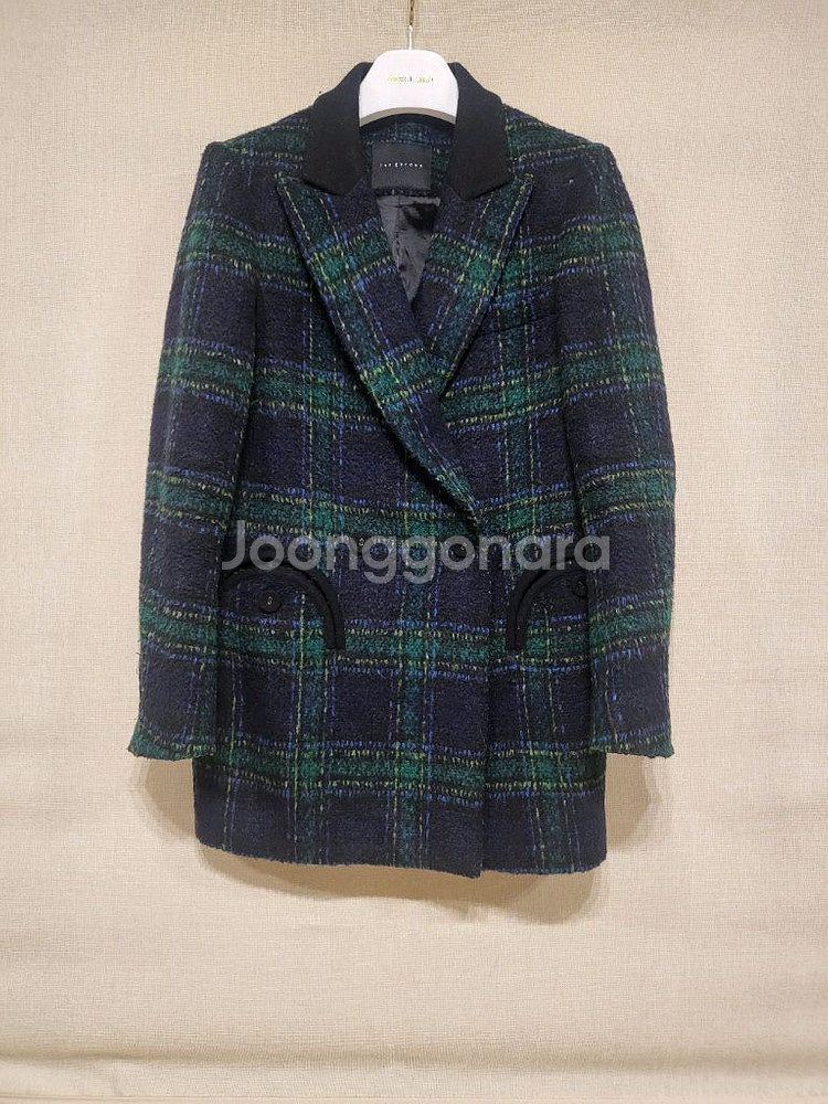 리가든 제평 체크코트 자켓 블레이저--1