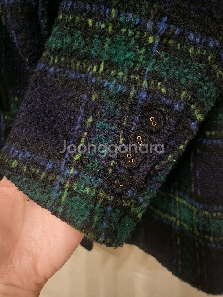 리가든 제평 체크코트 자켓 블레이저--3