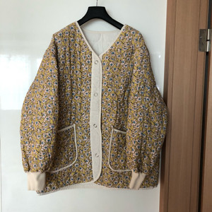 오드투옵티미즘 리버시블 양면 점퍼 자켓 퀼팅 코트