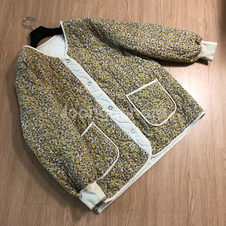 오드투옵티미즘 리버시블 양면 점퍼 자켓 퀼팅 코트--5