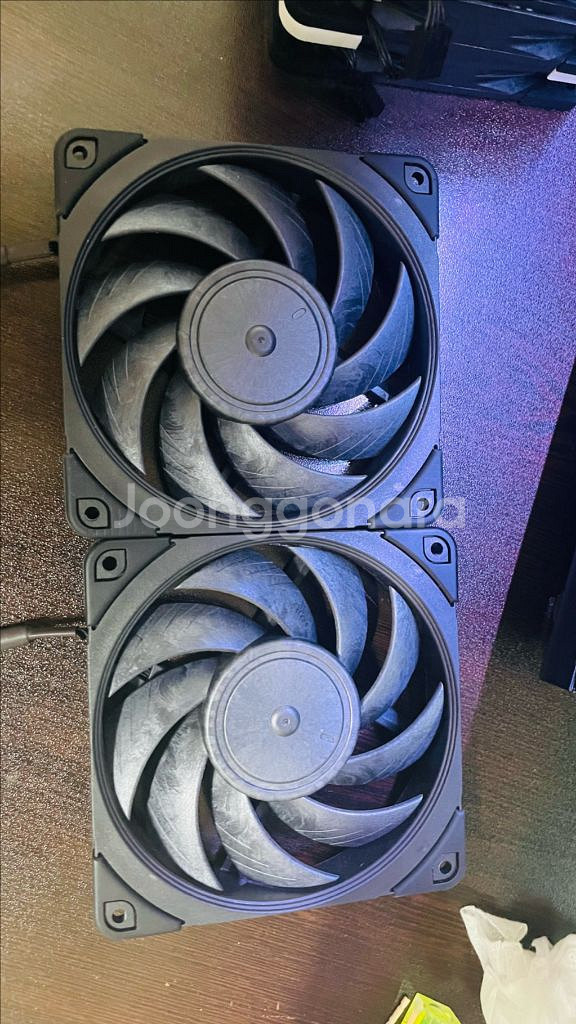 녹투아 noctua nf a12x25 chromax pwm 2개--0