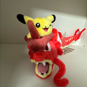 포켓몬 히로시마 피카츄 가랴도스 중형 인형 세트