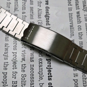 빈티지 부로바 러그 18mm 뻐뻐시 메탈 브레이슬릿 시