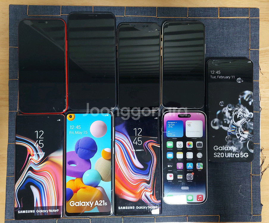 갤럭시 아이폰 목업폰/목각폰/모형폰/핸드폰 모형--0