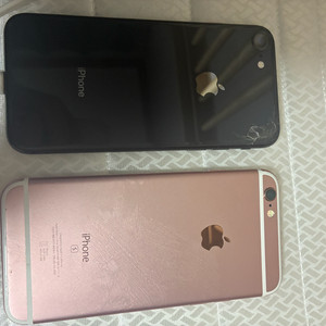아이폰 6S 로즈골드 + 아이폰 8 블랙 급처