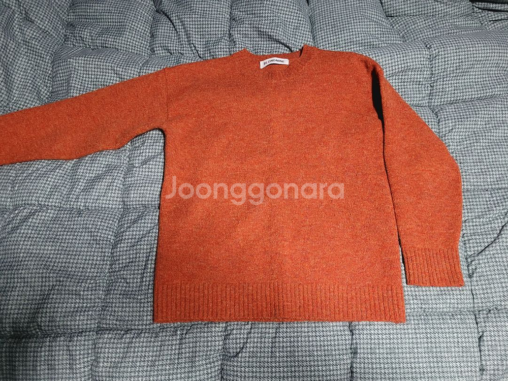 블론드나인 울 라운드 니트 급처--3