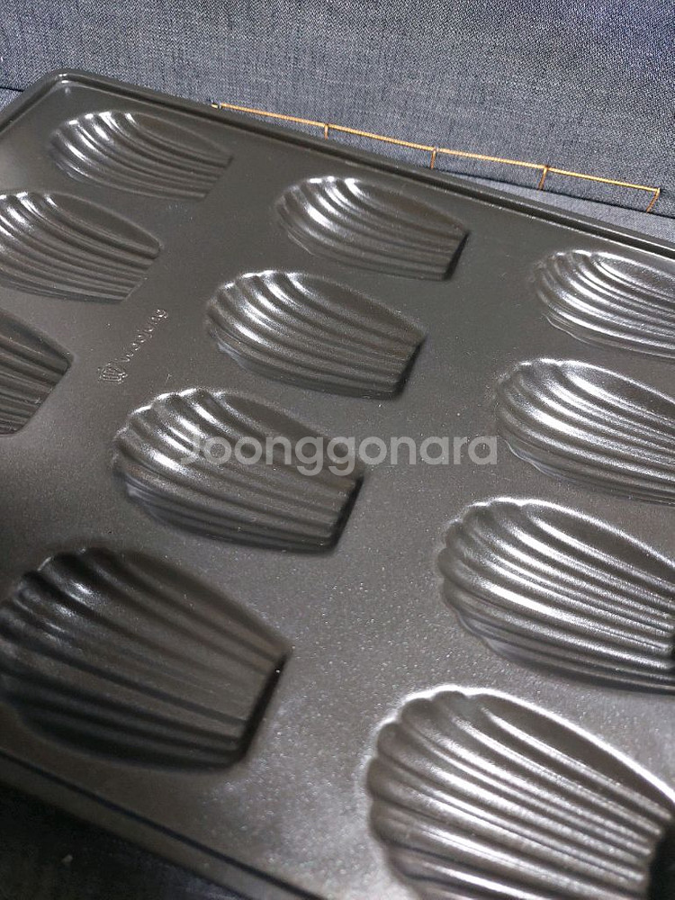 우정 베이킹 실팝T코팅 마들렌 빵틀 팬--7