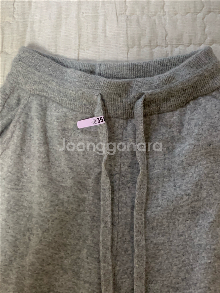 르플레인 캐시미어 니트팬츠 롱--4