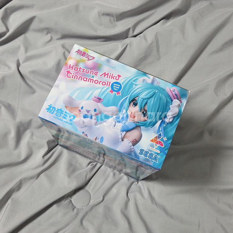 하츠네미쿠 시나모롤 화이트 드레스 세가 루미나스타 피규어--6