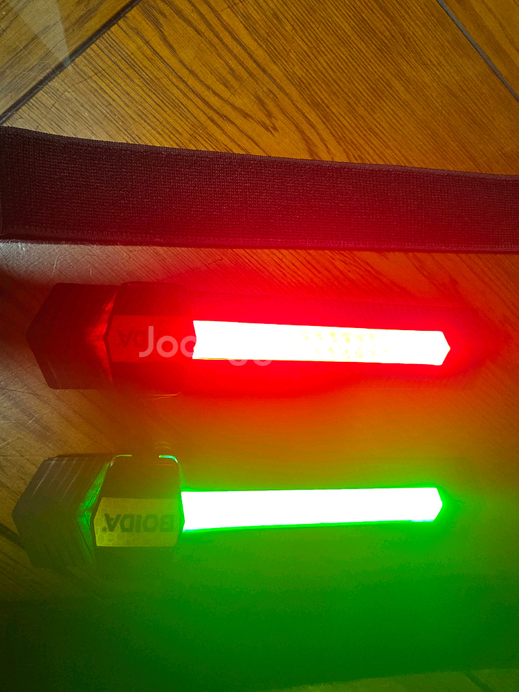 BOIDA 보이다 충전식 LED 안전 암밴드 260EX, 레드&그린 260 x 55--0