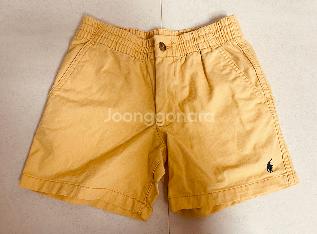 폴로 반바지 그린, 옐로우 8Y--3