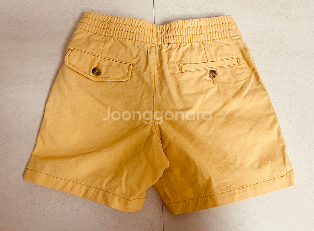 폴로 반바지 그린, 옐로우 8Y--5