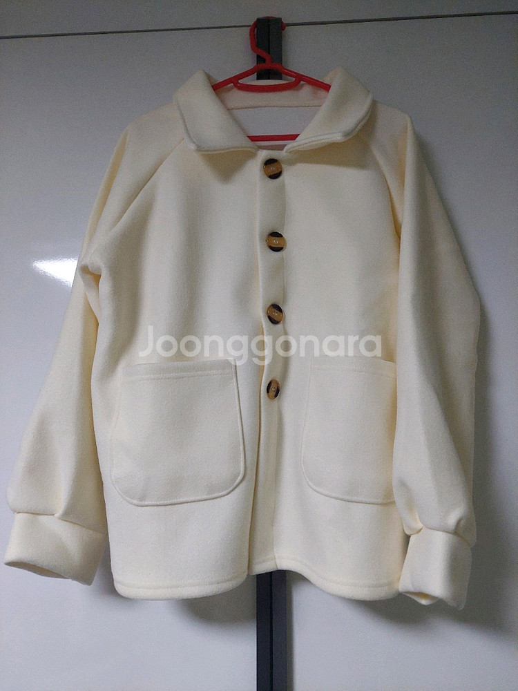 아이보리 니트 가디건 여성자켓(미사용)--0