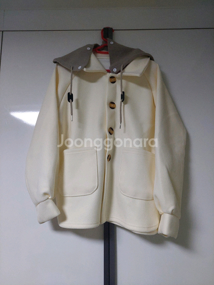 아이보리 니트 가디건 여성자켓(미사용)--2