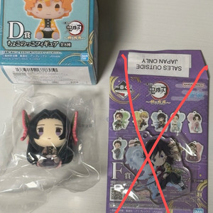 귀멸의 칼날 제일복권 카나에 초코노코,기유 키링 판매