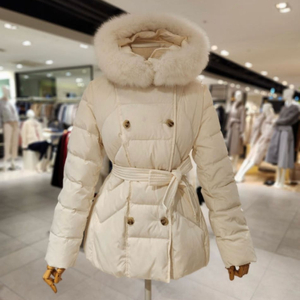 샤틴 더블버튼 덕다운 55사이즈