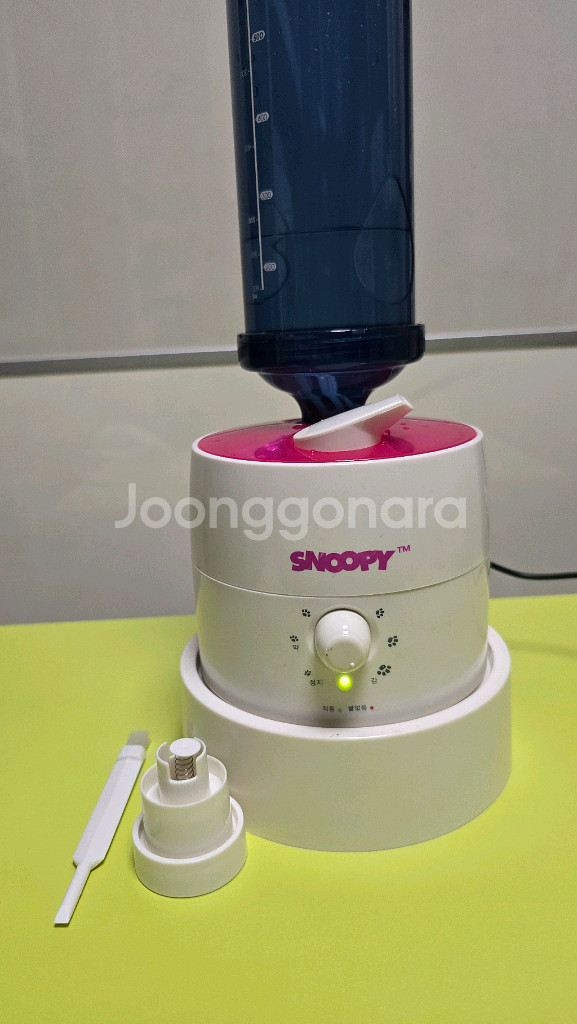 스누피 미니가습기,재사용물병--0