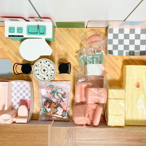 고전완구 빈티지 마바바비 하우스 인형 집