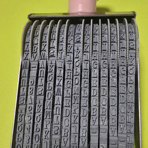 알파벳 롤링 스탬프