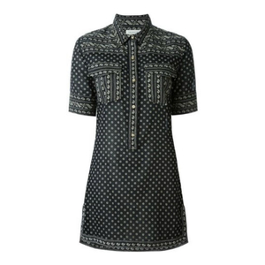 이자벨마랑 페이즐리 패턴 셔츠 미니원피스 반팔 블라우스 아사면 여행룩 휴가룩