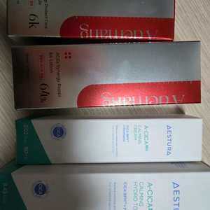 에스트라 에이시카 토너, 크림 / 아드망 로션, 앰플