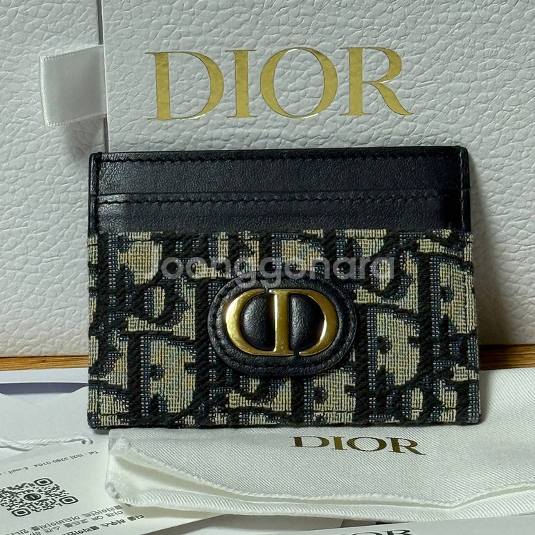 디올 몽테인 카드지갑 새상품--2